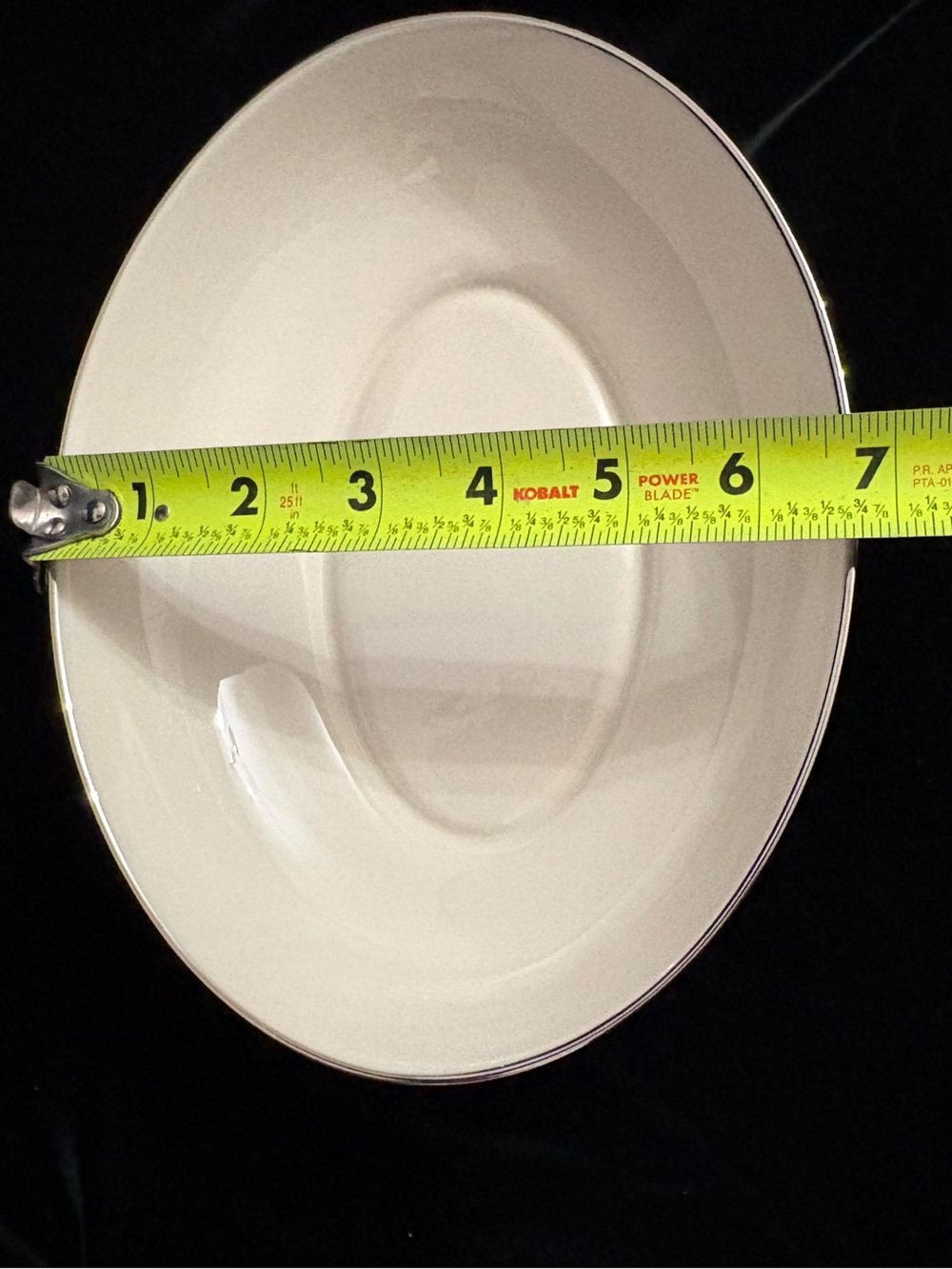 VTG Franciscan Fine China “Magnolia” Platinum Band 8-3/4 in MCM Serving Bowl - Picture 6 of 8